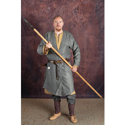 Viking kaftan, motif à chevrons, gris - Celtic Webmerchant