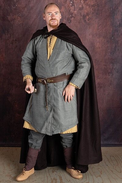 Płaszcz Hibernus, brązowy - Celtic Webmerchant