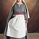 Apron Alianor, natural - Celtic Webmerchant