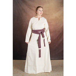Mittelalterliches Kleid Elisa, weiß - Celtic Webmerchant