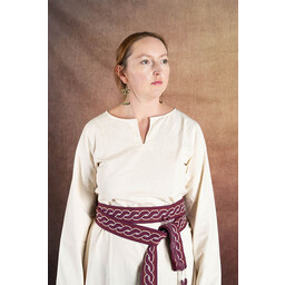 Mittelalterliches Kleid Elisa, weiß - Celtic Webmerchant