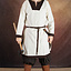 Túnica medieval (de principios) Clovis, marrón natural. - Celtic Webmerchant
