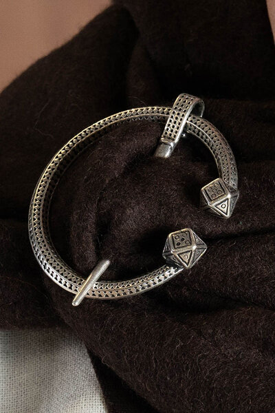 Vikingo herradura peroné Finlandia, plateado - Celtic Webmerchant