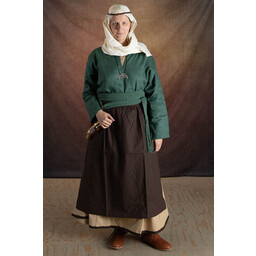 Apron Alianor, brown - Celtic Webmerchant