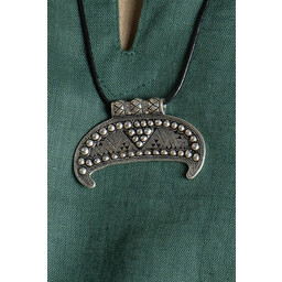 Lunula amulet Gnezdovo, posrebrzane - Celtic Webmerchant