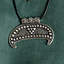 Lunula amulet Gnezdovo, posrebrzane - Celtic Webmerchant