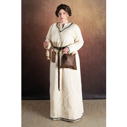 Frühmittelalterkleid Aelswith, natur - Celtic Webmerchant