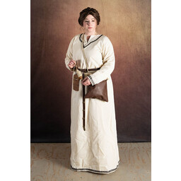 Vroegmiddeleeuwse jurk Aelswith, naturel - Celtic Webmerchant