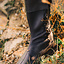 Lado entrelazó Botas altas, marrón oscuro - Celtic Webmerchant