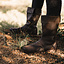 Side laced high boots, dark brown - Celtic Webmerchant