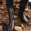 Side laced high boots, dark brown - Celtic Webmerchant