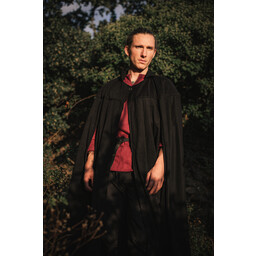 Mantelbron, Wolle, schwarz - Celtic Webmerchant