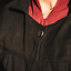 Mantelbron, Wolle, schwarz - Celtic Webmerchant
