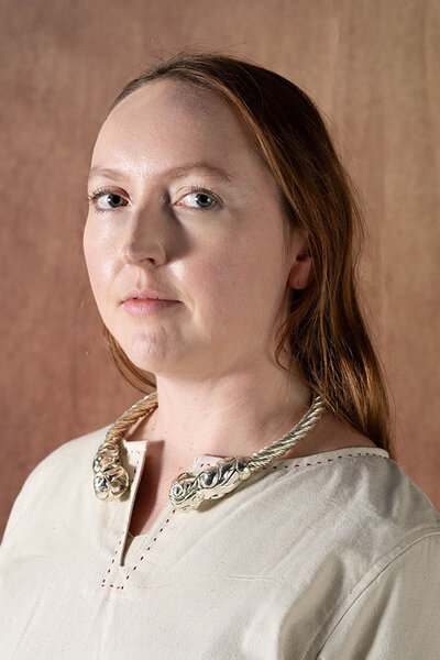 Viking Drehmoment mit Drachen, versilberter - Celtic Webmerchant