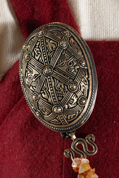 Turtle brooch Oseberg, bronze, price per piece - Celtic Webmerchant