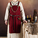 Leonardo Carbone Wieszak wełniany Frigg, czerwony - Celtic Webmerchant