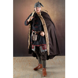 Rusvik Abrigo vikingo Jakub, negro/burdeos - Celtic Webmerchant