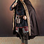 Cappotto vichingo Rusvik Jakub, nero/bordeaux - Celtic Webmerchant