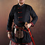 Rusvik Abrigo vikingo Jakub, negro/burdeos - Celtic Webmerchant