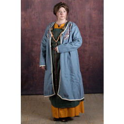 Wikinger Kaftan Skadi, blau - Celtic Webmerchant