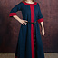 (Presto) vestito medievale Clotild, blu-rosso - Celtic Webmerchant