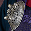 Viking Schildkröte Brosche Birka, Grab 860, versilbert - Celtic Webmerchant