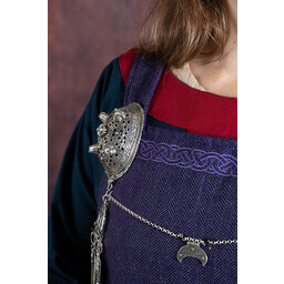 Viking sköldpadda brosch Birka, grav 860, försilvrade - Celtic Webmerchant