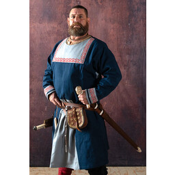 Túnica vikinga viborg, azul - Celtic Webmerchant
