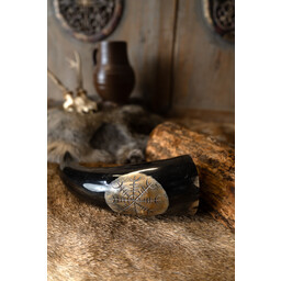 Corne à boire gravée Vegvisir avec relief - Celtic Webmerchant