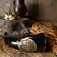 Engraved drinking horn Vegvisir with relief - Celtic Webmerchant