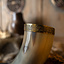 Drinking horn Rollo with leather holder - Celtic Webmerchant