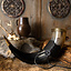 Drinking horn Rollo with leather holder - Celtic Webmerchant