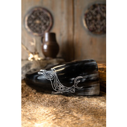 Engraved drinking horn Cernunnos - Celtic Webmerchant