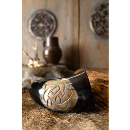 Celtic drinking horn with knot motif - Celtic Webmerchant
