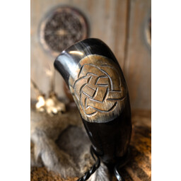 Corne à boire celtique avec motif de nœud - Celtic Webmerchant