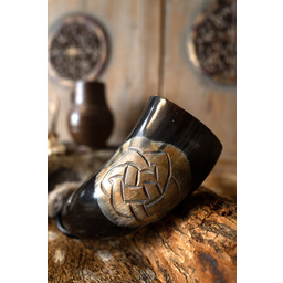 Corne à boire celtique avec motif de nœud - Celtic Webmerchant