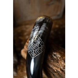 Viking drinking horn with Yggdrasil - Celtic Webmerchant