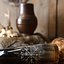 Corno da bere con vegvisir e accessori in ottone - Celtic Webmerchant