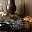 Corno da bere con vegvisir e accessori in ottone - Celtic Webmerchant