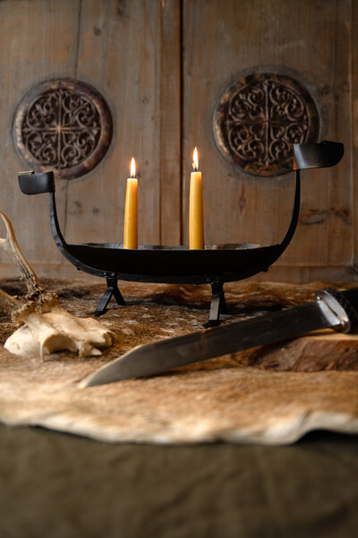 Kaarshouder Vikingschip - Celtic Webmerchant