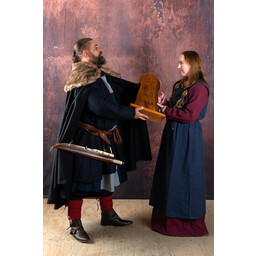 Pelzmantel John, schwarz - Celtic Webmerchant