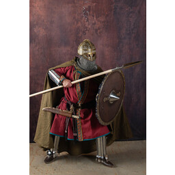 Embroidered Viking kaftan, red-blue - Celtic Webmerchant