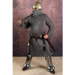 Hauberk, blandat, platta ringar, runda nitar, 6 mm - Celtic Webmerchant