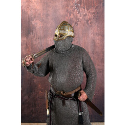 Hauberk, blandat, platta ringar, runda nitar, 6 mm - Celtic Webmerchant