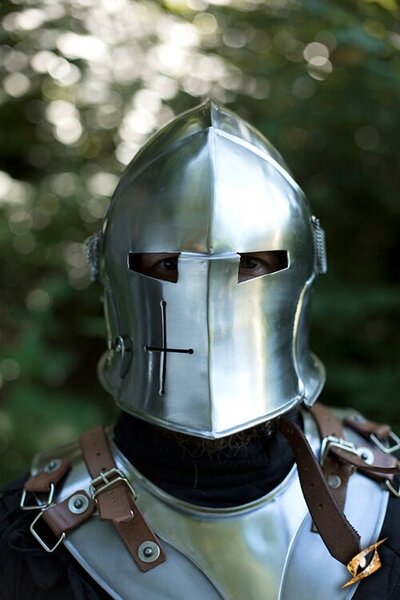 Visored barbuta - Celtic Webmerchant