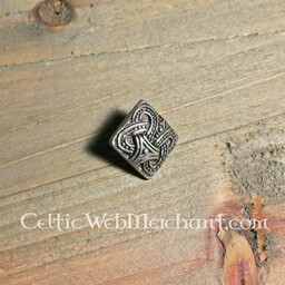 Vikingabältesfäste knut Borre-stil, silver - Celtic Webmerchant
