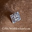 Vikingabältesfäste knut Borre-stil, silver - Celtic Webmerchant