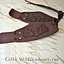 Pair of Viking wrist guards, brown - Celtic Webmerchant