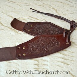 Paar Viking Handgelenkschützer, braun - Celtic Webmerchant