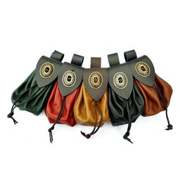Middelalderlig pung, stor, lysebrun - Celtic Webmerchant